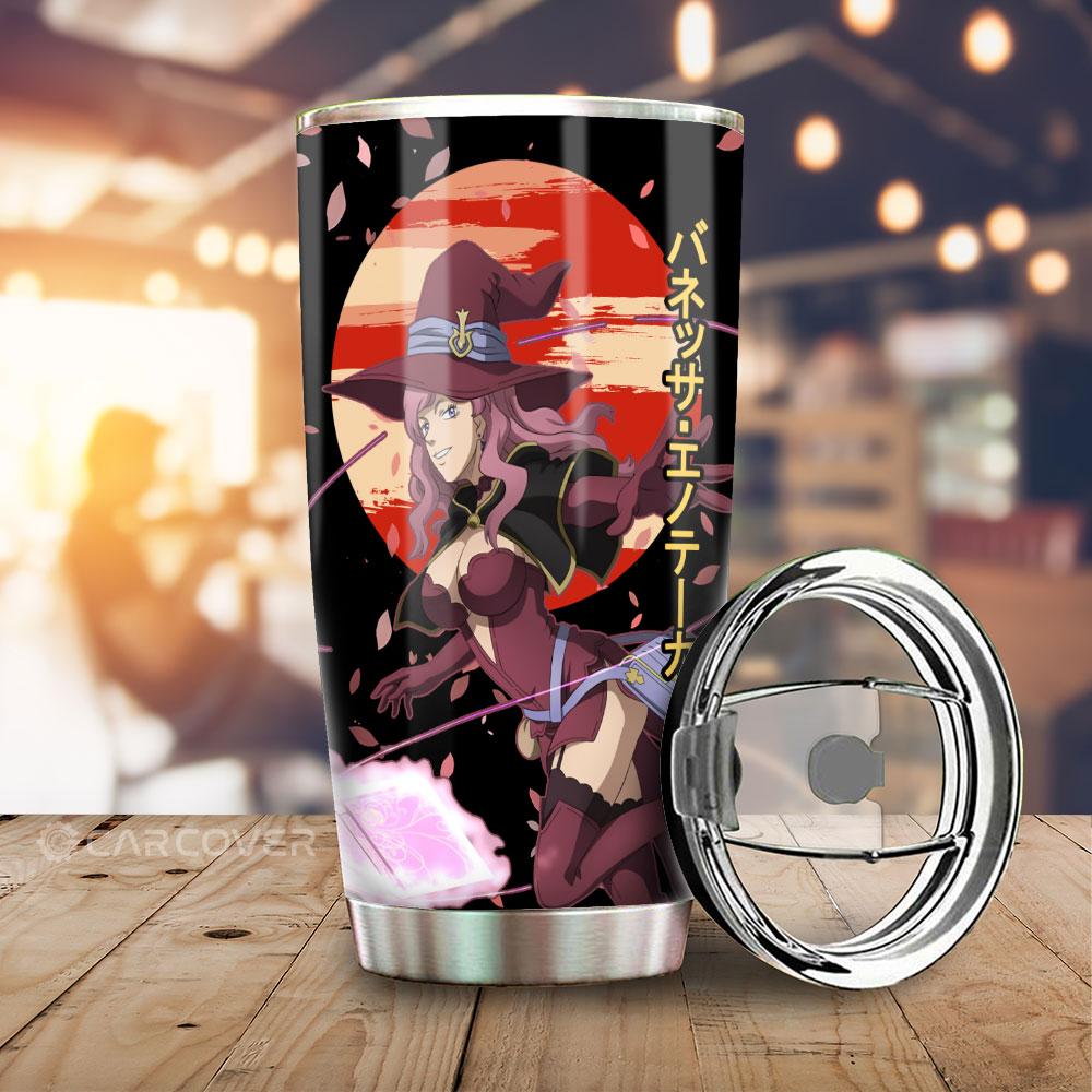 Vanessa Enoteca Tumbler Cup Custom Black Clover Anime Car Interior Accessories - Gearcarcover - 1