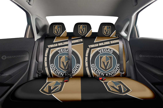 Vegas Golden Knights Car Back Seat Cover Custom Car Accessories For Fans - Gearcarcover - 2