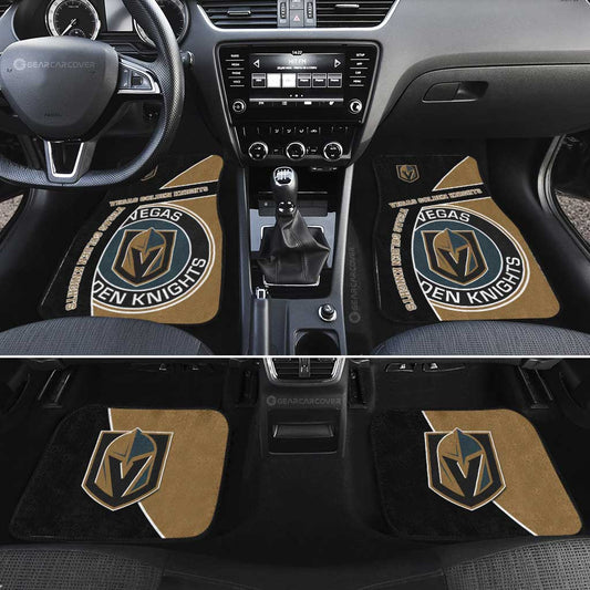 Vegas Golden Knights Car Floor Mats Custom Car Accessories For Fans - Gearcarcover - 2