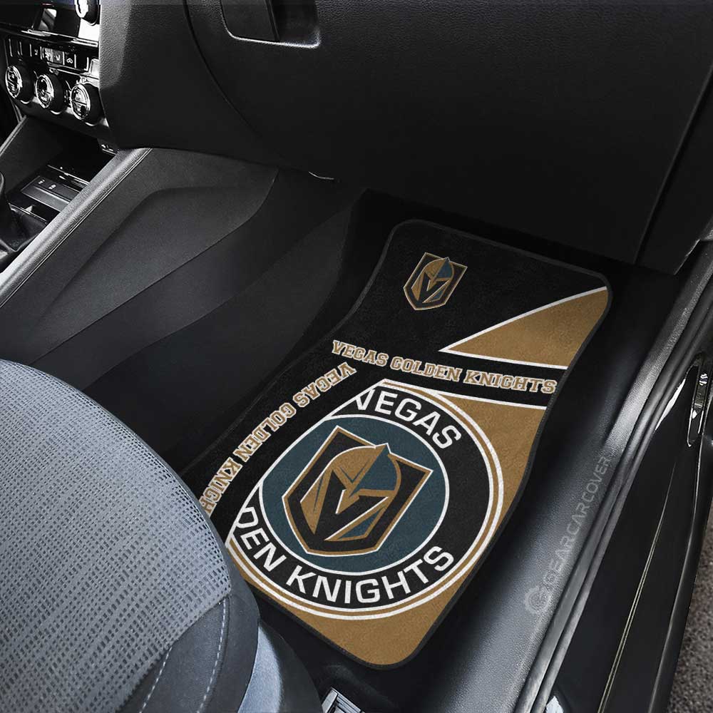 Vegas Golden Knights Car Floor Mats Custom Car Accessories For Fans - Gearcarcover - 3