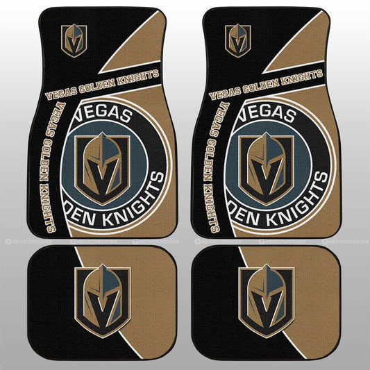 Vegas Golden Knights Car Floor Mats Custom Car Accessories For Fans - Gearcarcover - 1