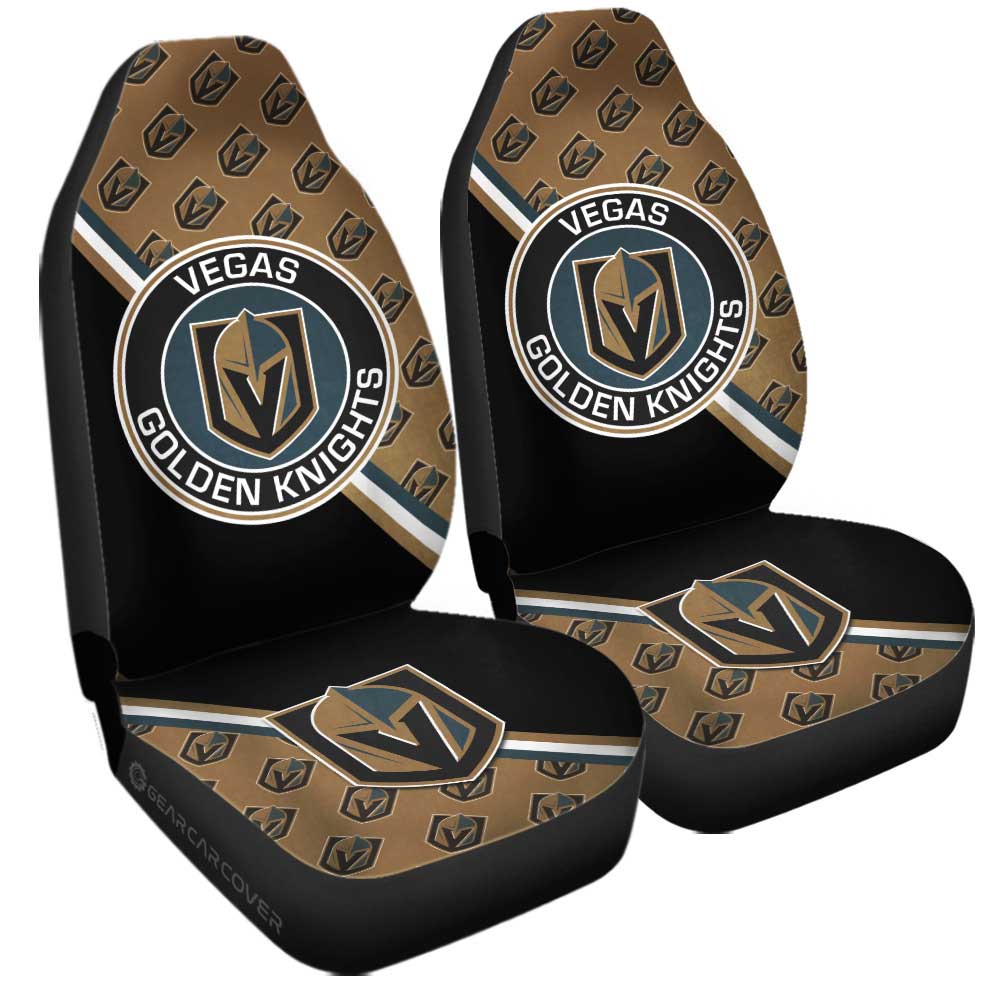 Vegas Golden Knights Car Seat Covers Custom Car Accessories For Fans - Gearcarcover - 3