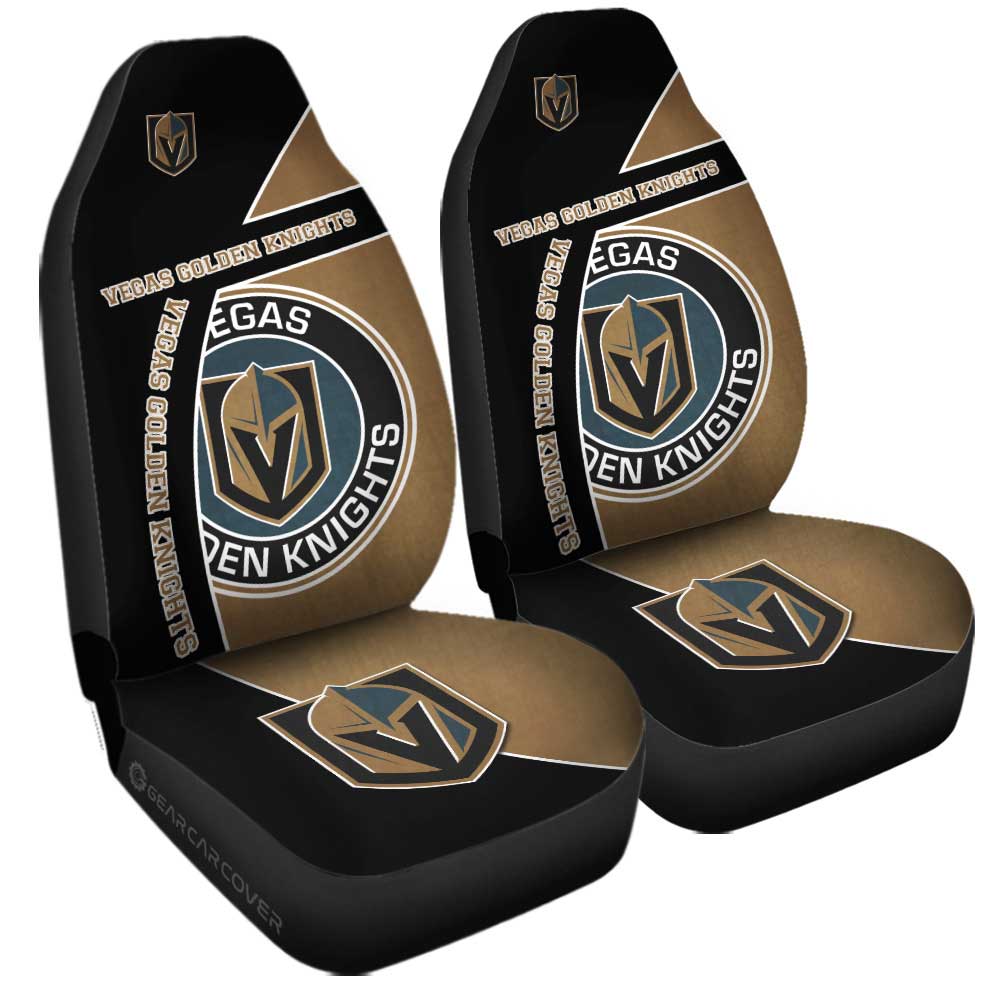 Vegas Golden Knights Car Seat Covers Custom Car Accessories For Fans - Gearcarcover - 3