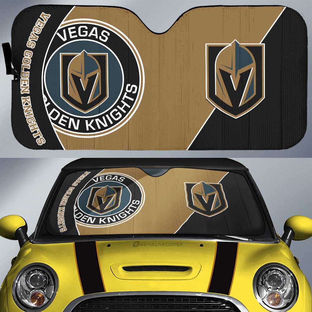 Vegas Golden Knights Car Sunshade Custom Car Accessories For Fans - Gearcarcover - 1