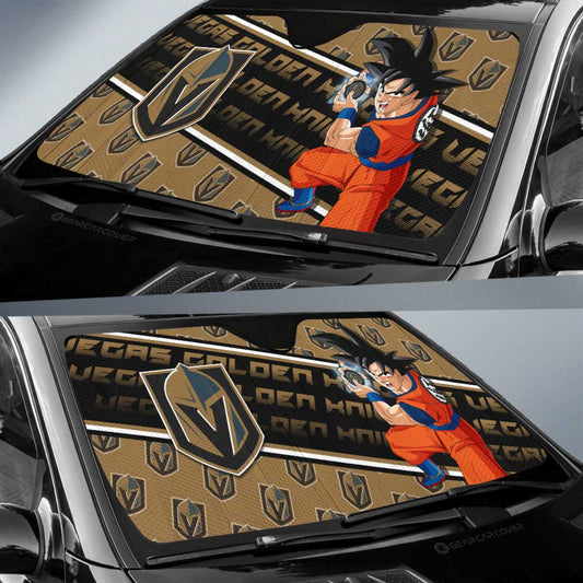 Vegas Golden Knights Car Sunshade Custom Car Decorations For Fans - Gearcarcover - 2