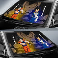 Vegeta And Goku Car Sunshade Custom Dragon Ball Anime Car Accessories - Gearcarcover - 2