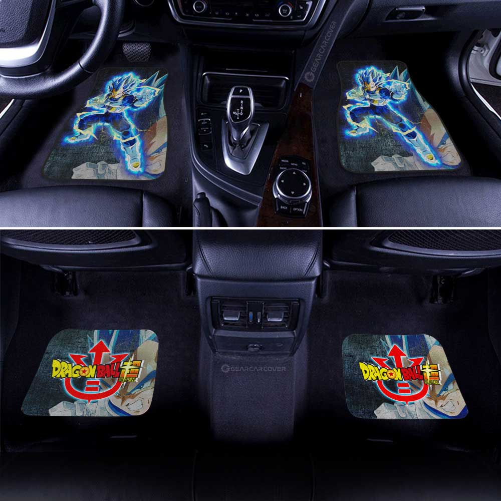 Vegeta Blue Car Floor Mats Custom Dragon Ball Anime Car Accessories - Gearcarcover - 2