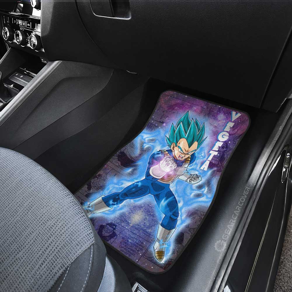 Vegeta Blue Car Floor Mats Custom Galaxy Style Dragon Ball Anime Car Accessories - Gearcarcover - 4