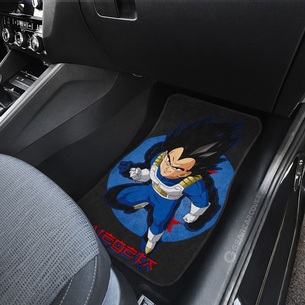 Vegeta Car Floor Mats Custom Dragon Ball Anime Car Accessories - Gearcarcover - 3