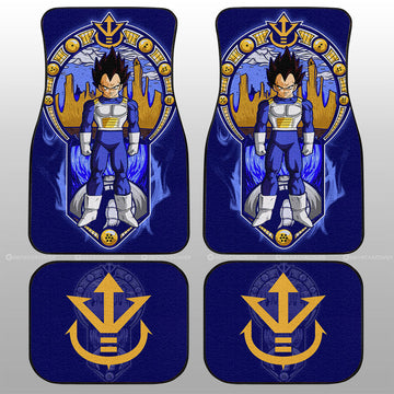 Vegeta Car Floor Mats Custom Dragon Ball Car Interior Accessories - Gearcarcover - 1