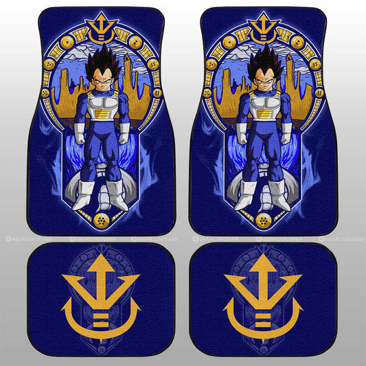 Vegeta Car Floor Mats Custom Dragon Ball Car Interior Accessories - Gearcarcover - 1