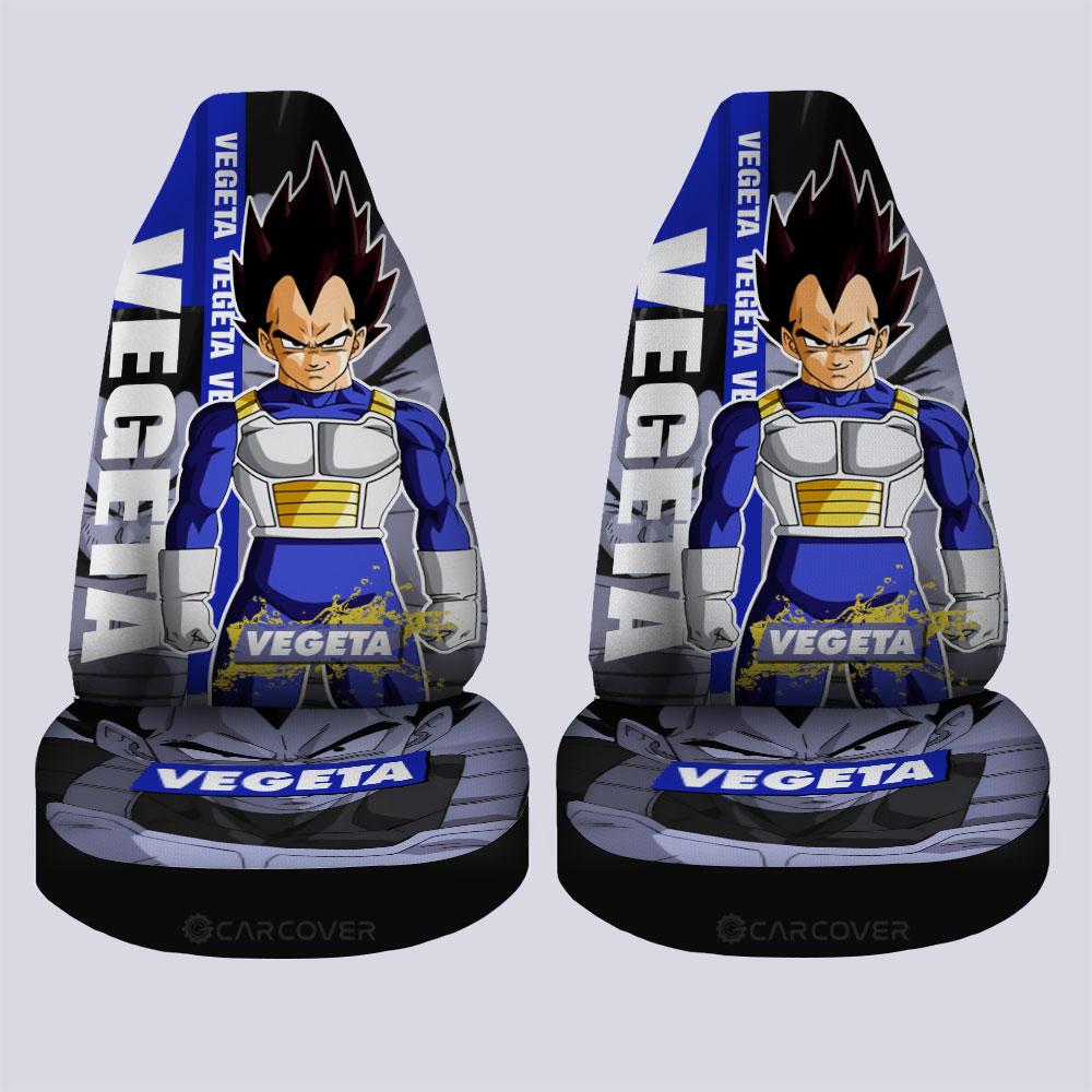 Vegeta Car Seat Covers Custom Dragon Ball Anime Car Accessories - Gearcarcover - 4