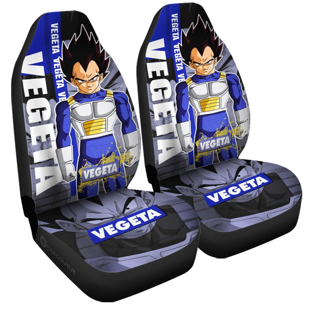 Vegeta Car Seat Covers Custom Dragon Ball Anime Car Accessories - Gearcarcover - 3