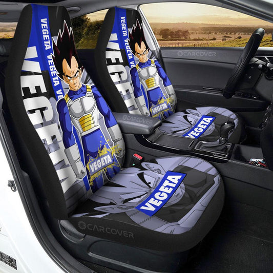 Vegeta Car Seat Covers Custom Dragon Ball Anime Car Accessories - Gearcarcover - 1