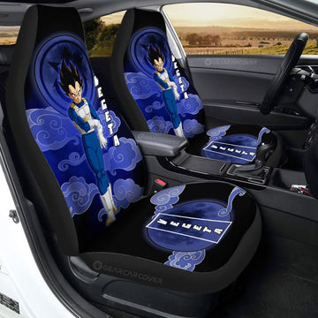 Vegeta Car Seat Covers Custom Dragon Ball Anime Car Interior Accessories - Gearcarcover - 1