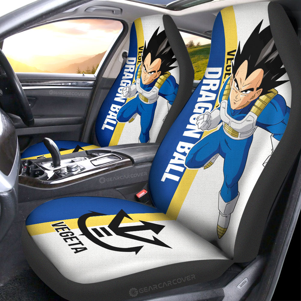 Vegeta Dragon Ball Cartoon Car Seat Covers Anime Car Accessories