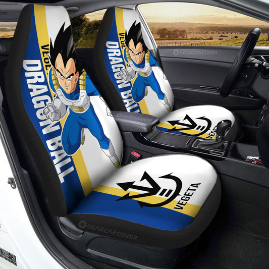 Vegeta Car Seat Covers Custom Dragon Ball Car Accessories For Anime Fans - Gearcarcover - 1
