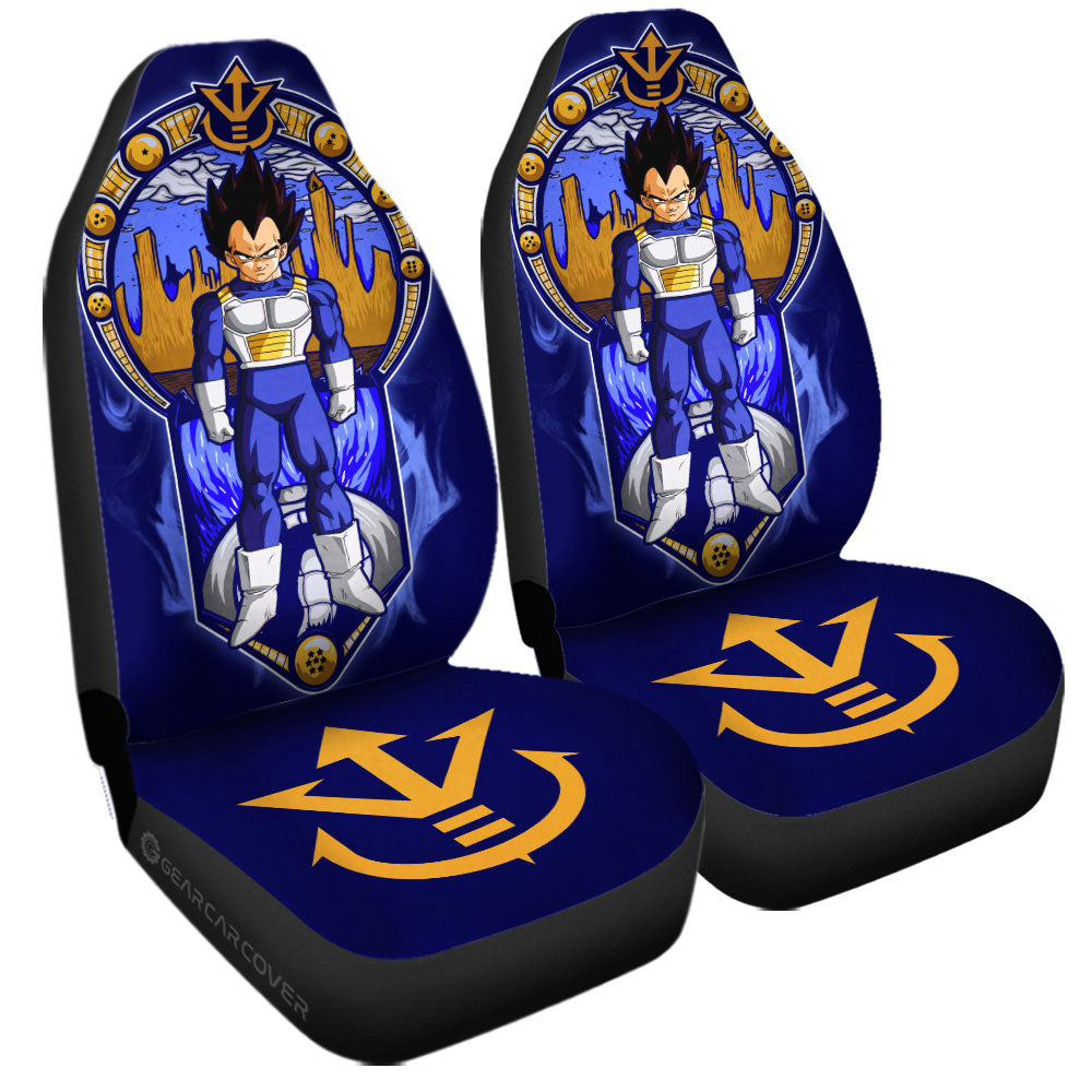 Vegeta Car Seat Covers Custom Dragon Ball Car Interior Accessories - Gearcarcover - 3