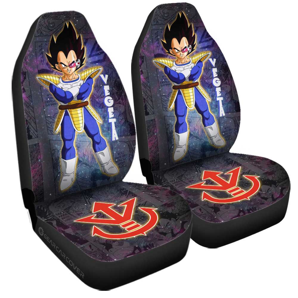 Vegeta Car Seat Covers Custom Galaxy Style Dragon Ball Anime Car Accessories - Gearcarcover - 3