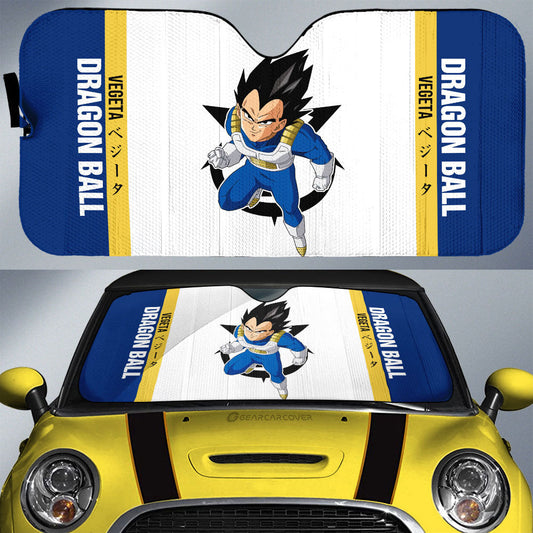 Vegeta Car Sunshade Custom Dragon Ball Car Accessories For Anime Fans - Gearcarcover - 1