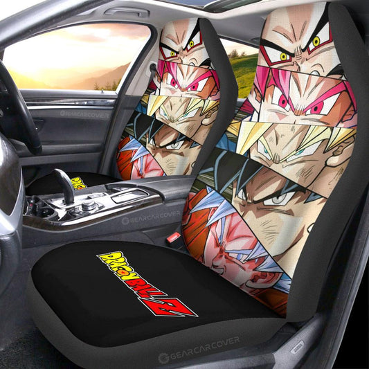 Vegeta Eyes Car Seat Covers Custom Pokemon Anime Car Accessories - Gearcarcover - 2