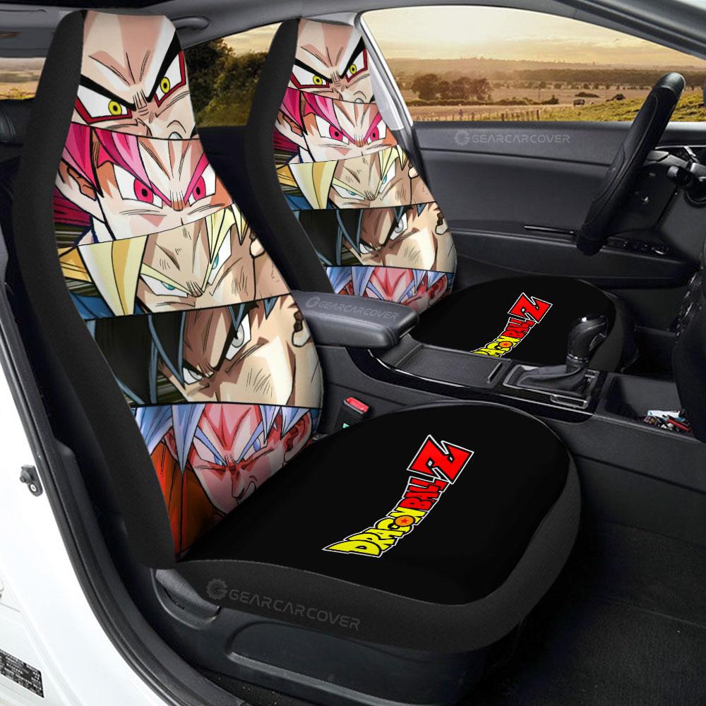 Vegeta Eyes Car Seat Covers Custom Pokemon Anime Car Accessories - Gearcarcover - 1
