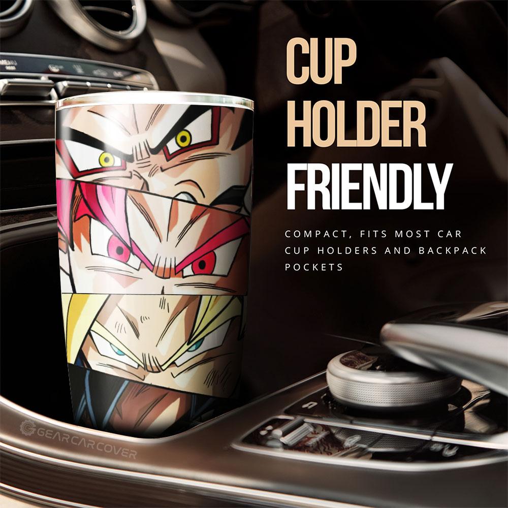 Vegeta Eyes Tumbler Cup Custom Dragon Ball Anime Car Interior Accessories - Gearcarcover - 2