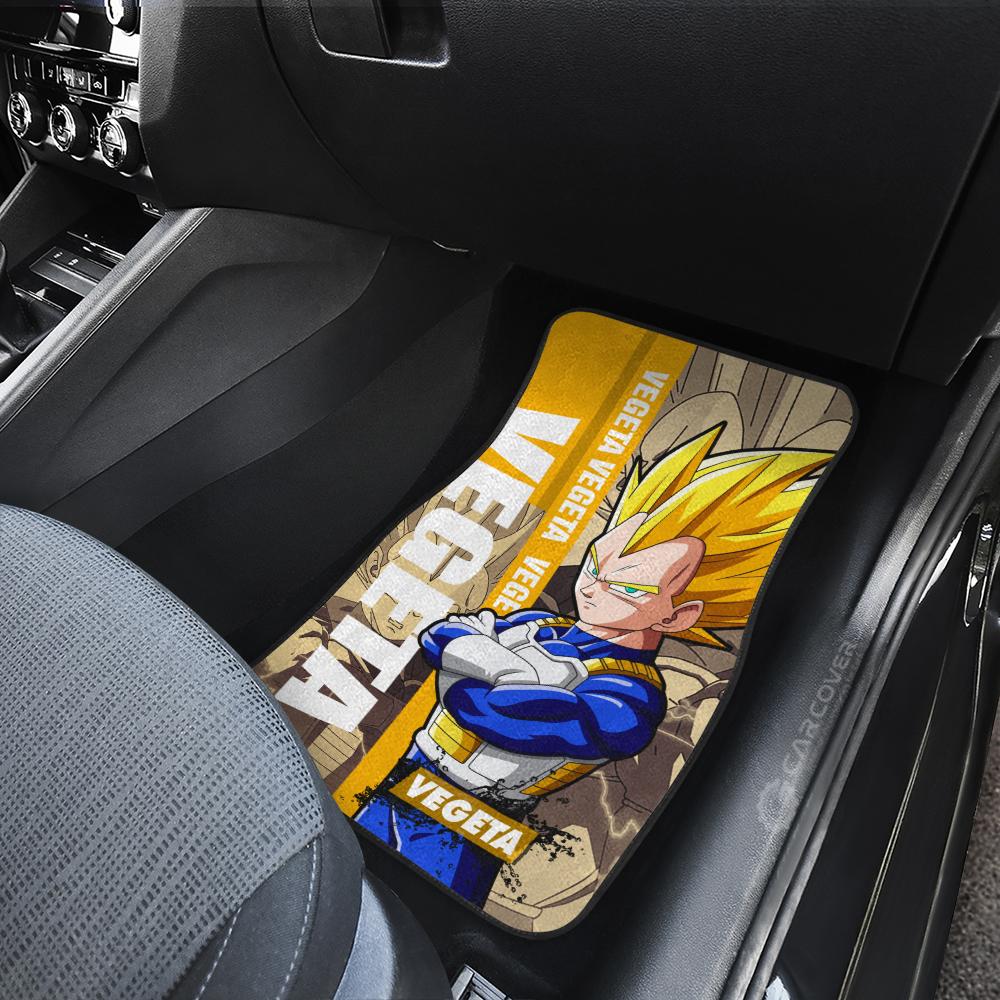 Vegeta SSJ Car Floor Mats Custom Dragon Ball Anime Car Accessories - Gearcarcover - 4