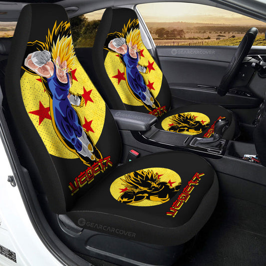 Vegeta SSJ Car Seat Covers Custom Dragon Ball Anime Car Accessories - Gearcarcover - 2