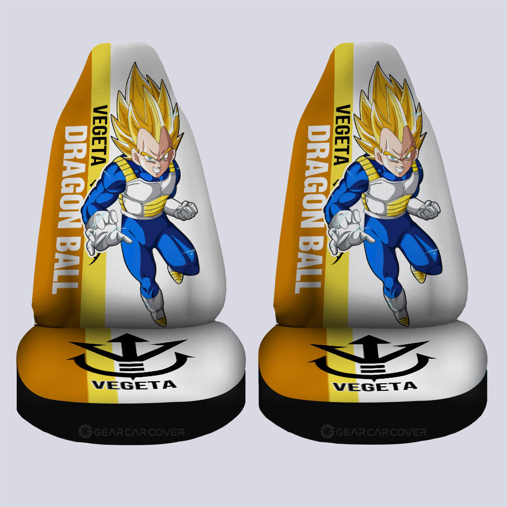 Vegeta SSJ Car Seat Covers Custom Dragon Ball Car Accessories For Anime Fans - Gearcarcover - 4