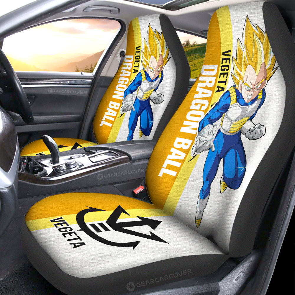 Vegeta SSJ Car Seat Covers Custom Dragon Ball Car Accessories For Anime Fans - Gearcarcover - 2