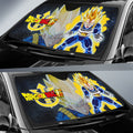 Vegeta SSJ Car Sunshade Custom Dragon Ball Anime Car Interior Accessories - Gearcarcover - 2