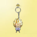 Vegeta SSJ Keychain Custom Dragon Ball Anime Car Accessories - Gearcarcover - 2