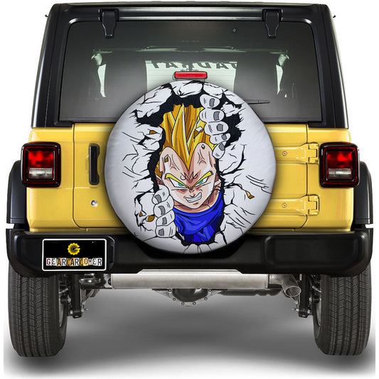 Vegeta Spare Tire Cover Custom Dragon Ball Anime - Gearcarcover - 1