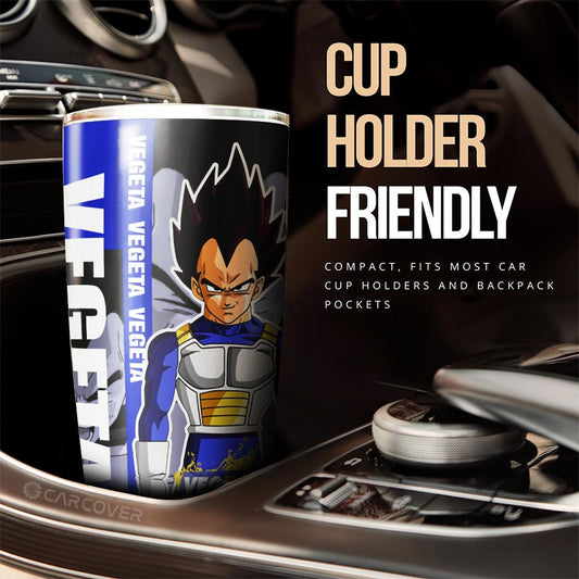 Vegeta Tumbler Cup Custom Dragon Ball Anime Car Accessories - Gearcarcover - 2