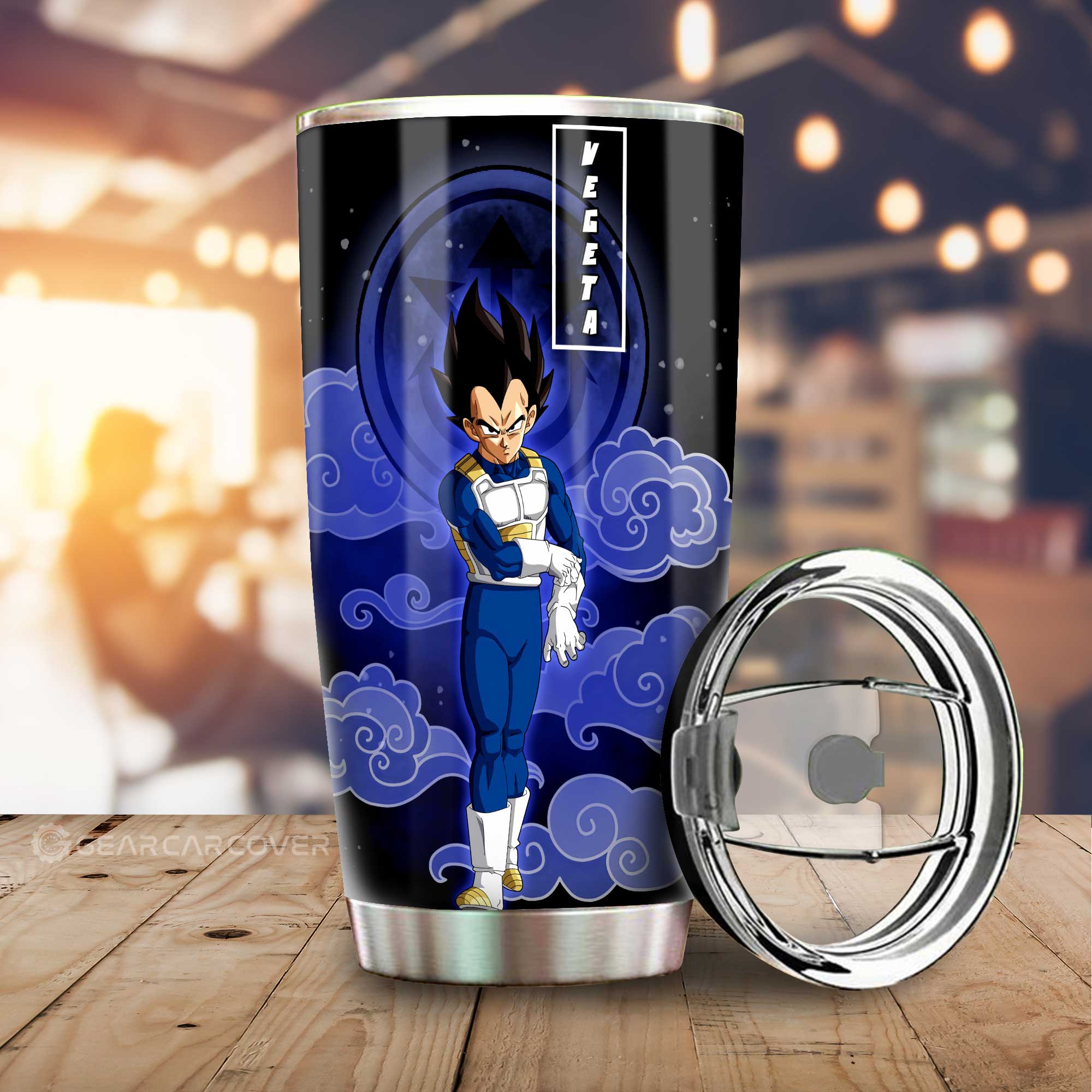 Vegeta Tumbler Cup Custom Dragon Ball Anime Car Interior Accessories - Gearcarcover - 1