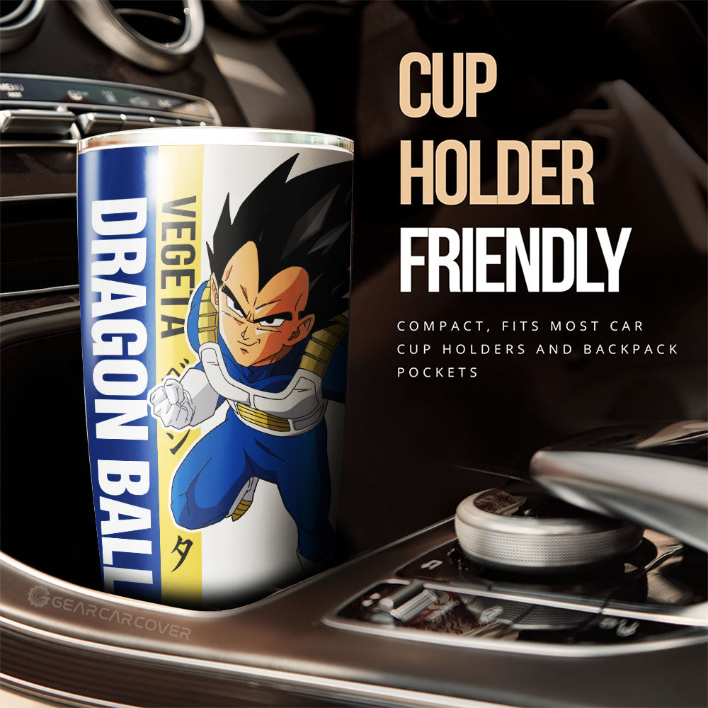 Vegeta Tumbler Cup Custom Dragon Ball Car Accessories For Anime Fans - Gearcarcover - 2