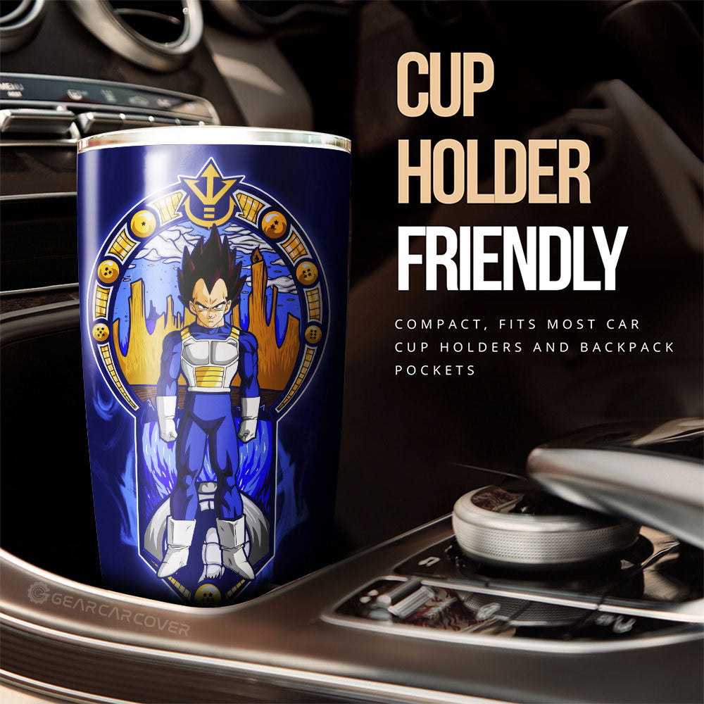 Vegeta Tumbler Cup Custom Dragon Ball Car Interior Accessories - Gearcarcover - 3