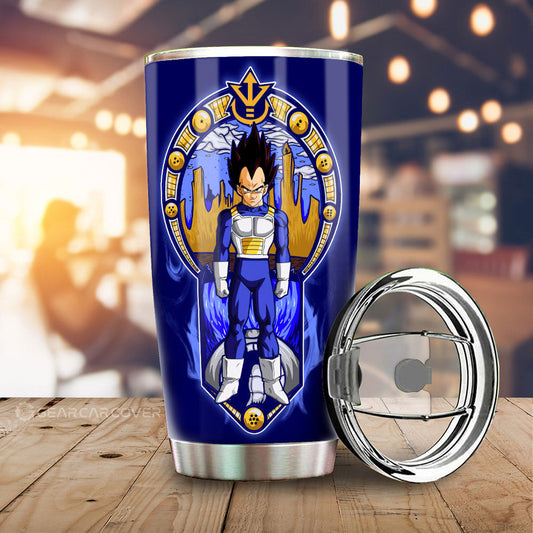 Vegeta Tumbler Cup Custom Dragon Ball Car Interior Accessories - Gearcarcover - 1