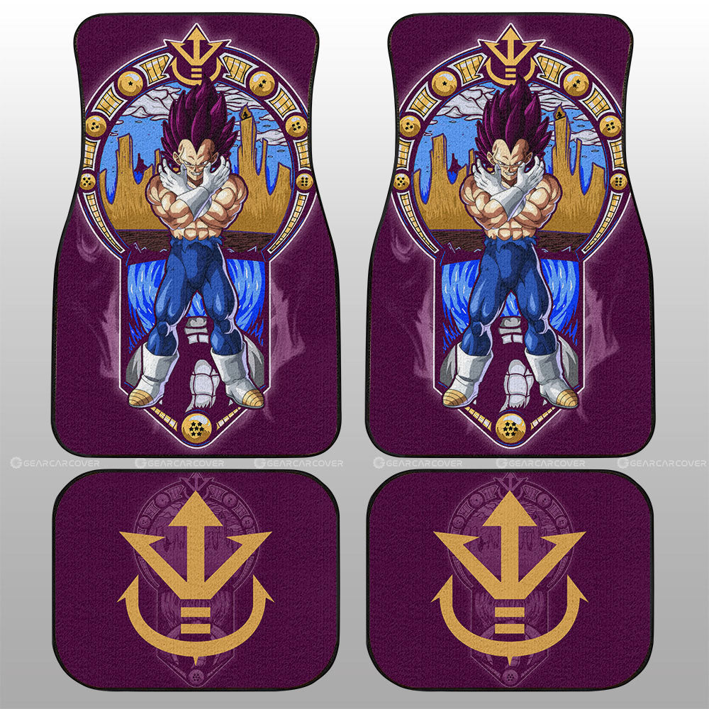 Vegeta Ultra Ego Car Floor Mats Custom Dragon Ball Car Interior Accessories - Gearcarcover - 1