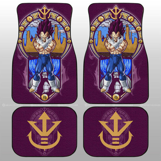 Vegeta Ultra Ego Car Floor Mats Custom Dragon Ball Car Interior Accessories - Gearcarcover - 1