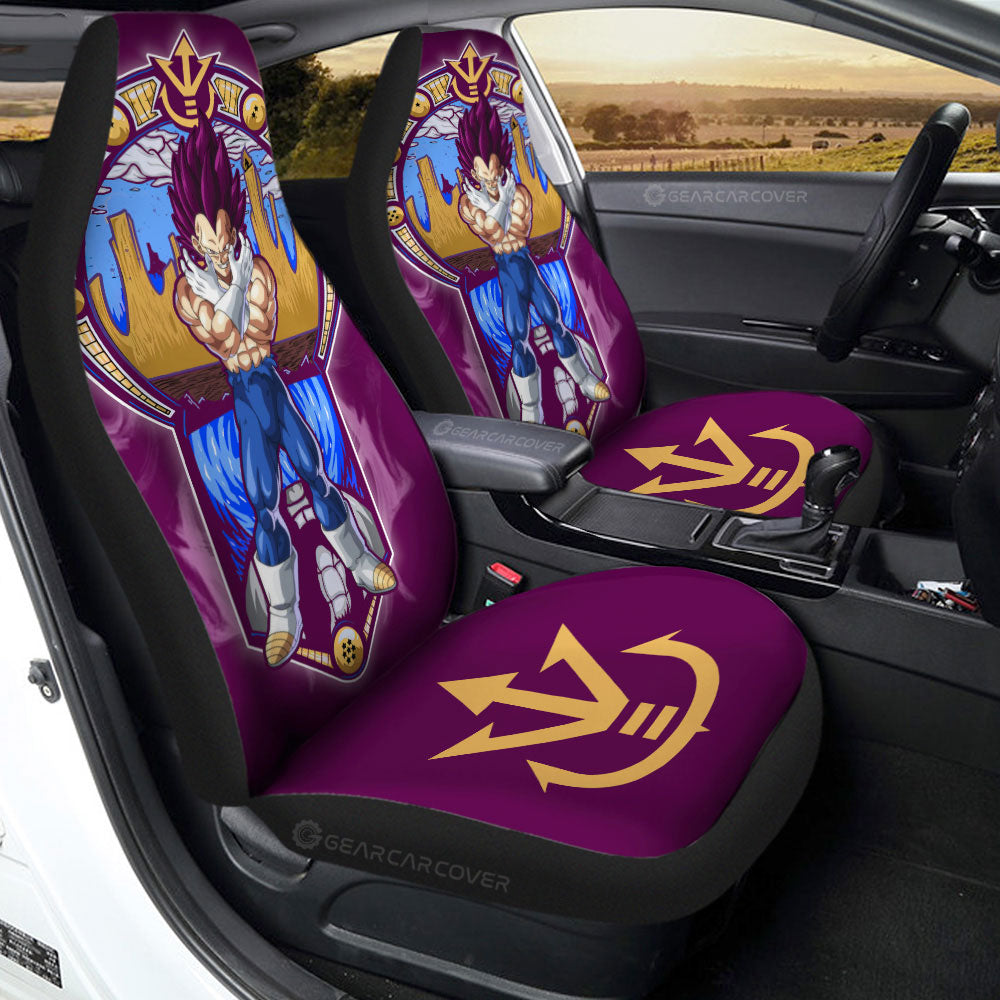 Vegeta Ultra Ego Car Seat Covers Custom Dragon Ball Car Interior Accessories - Gearcarcover - 2