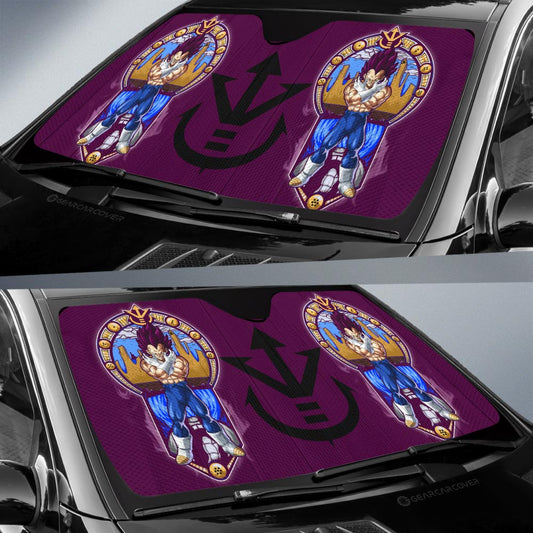 Vegeta Ultra Ego Car Sunshade Custom Dragon Ball Car Interior Accessories - Gearcarcover - 2