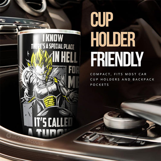 Vegeta's Throne Essential Tumbler Cup Custom Gift For Dragon Ball Anime Fans - Gearcarcover - 2