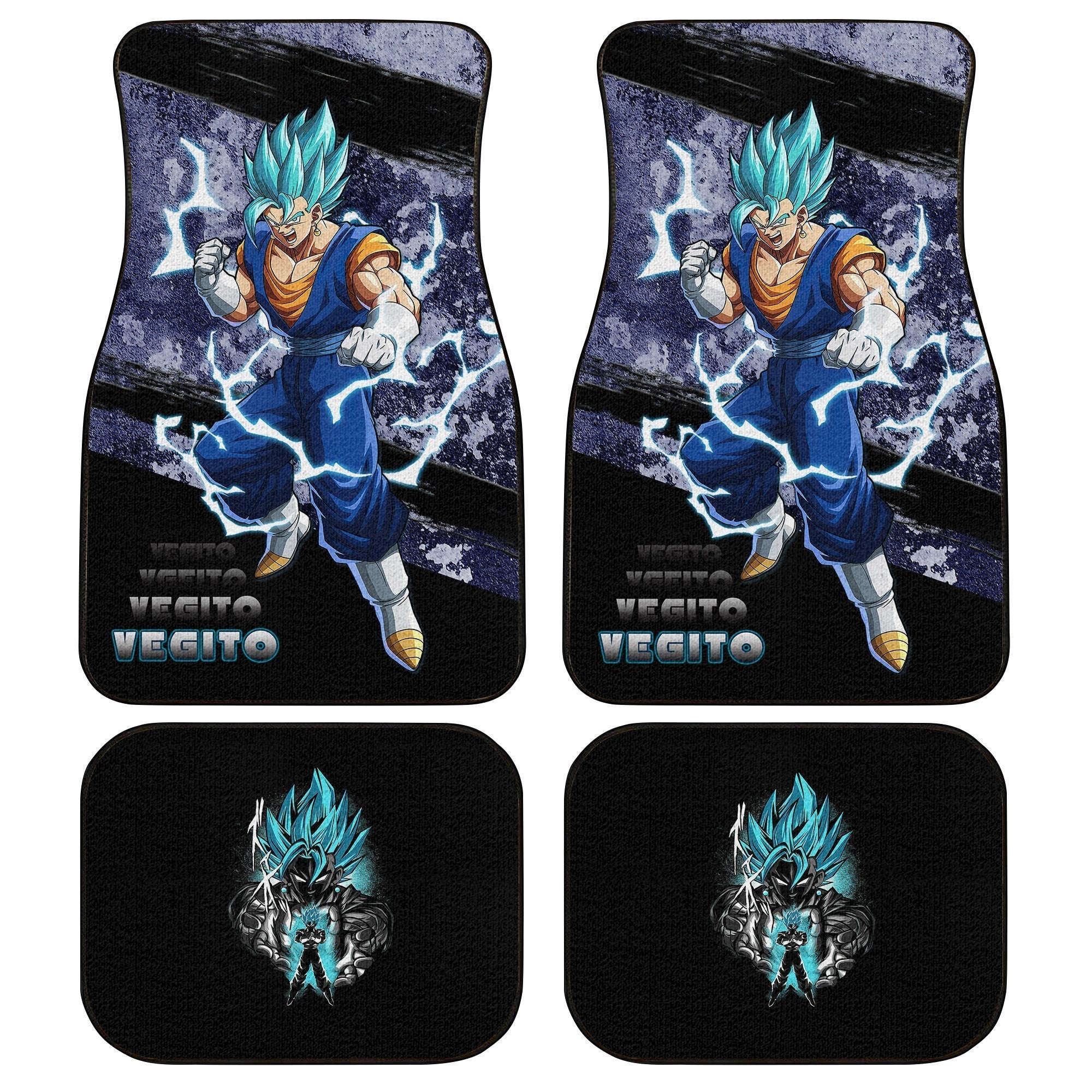 Vegito Car Floor Mats Custom Anime Dragon Ball Car Accessories - Gearcarcover - 1