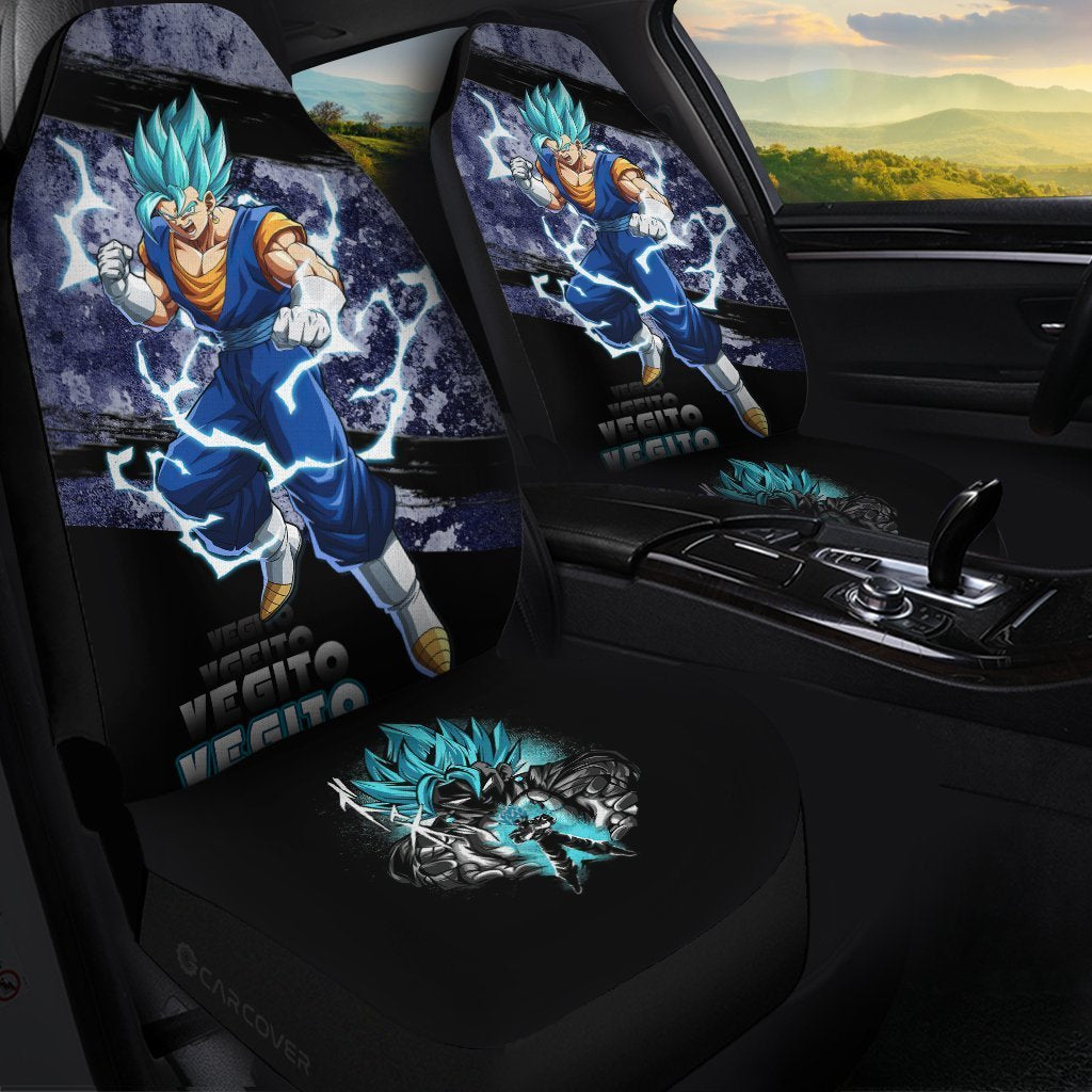 Vegito Car Seat Covers Custom Anime Dragon Ball Car Interior Accessories - Gearcarcover - 1