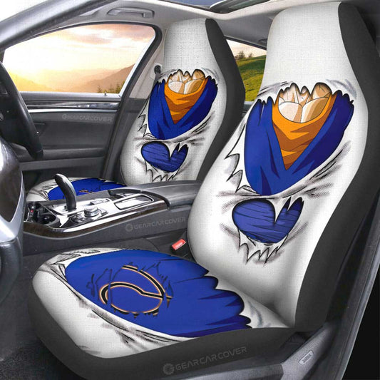 Vegito Uniform Car Seat Covers Custom Dragon Ball Anime - Gearcarcover - 2