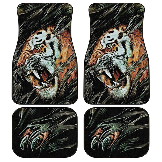 Very Cool Tiger Car Floor Mats Custom Cool Car Accessories Gift Idea - Gearcarcover - 1