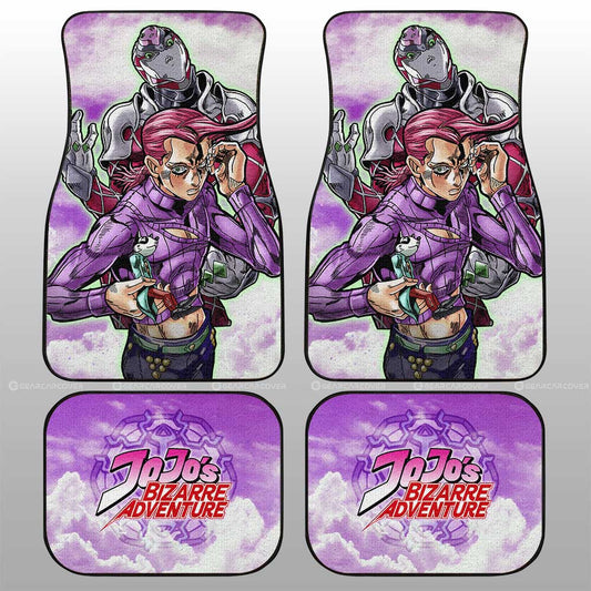 Vinegar Doppio Car Floor Mats Custom Jojo's Bizarre Adventures Anime - Gearcarcover - 1