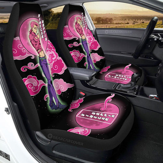 Vinegar Doppio Car Seat Covers Custom JoJo's Bizarre Adventure Anime Car Accessories - Gearcarcover - 1